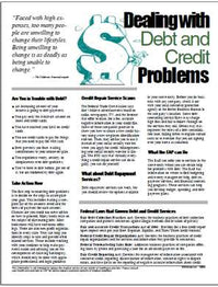 E004 Dealing with Debt and Credit Problems