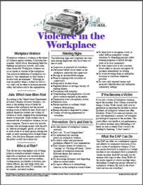 E011 Preventing Violence in the Workplace