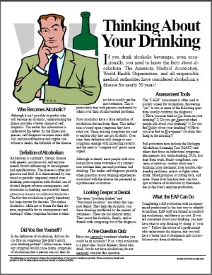 E012 Thinking About Your Drinking Health and Wellness Tip Sheet