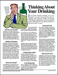 E012 Thinking About Your Drinking Health and Wellness Tip Sheet