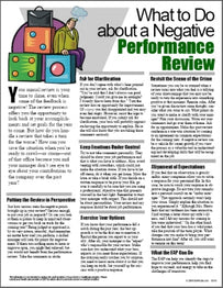 E016 What to Do about a Negative Performance Review