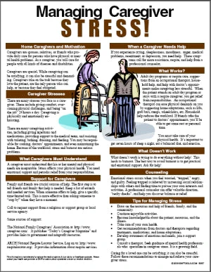 E057 Managing Caregiver Stress!