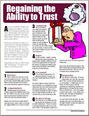 E068 Regaining the Ability to Trust