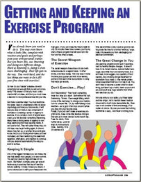 E089 Getting and Keep an Exercise Program