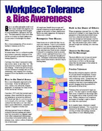 E094 Workplace Tolerance and Bias Awareness