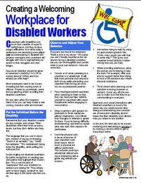 E119 - Creating a Welcoming Workplace for Disabled Workers