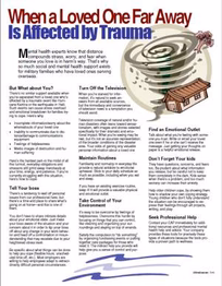 E127 When a Loved One Far Away is Affected By Trauma