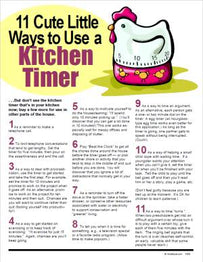 E138 11 Cute Little Ways to Use a Kitchen Timer