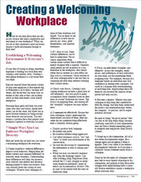 E150 Creating a Welcoming Workplace for Everyone