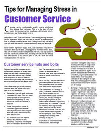 E152 Tips for Managing Stress in Customer Service