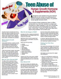 E122 - Teen Abuse of Human Growth Hormone & Supplements (hGH)